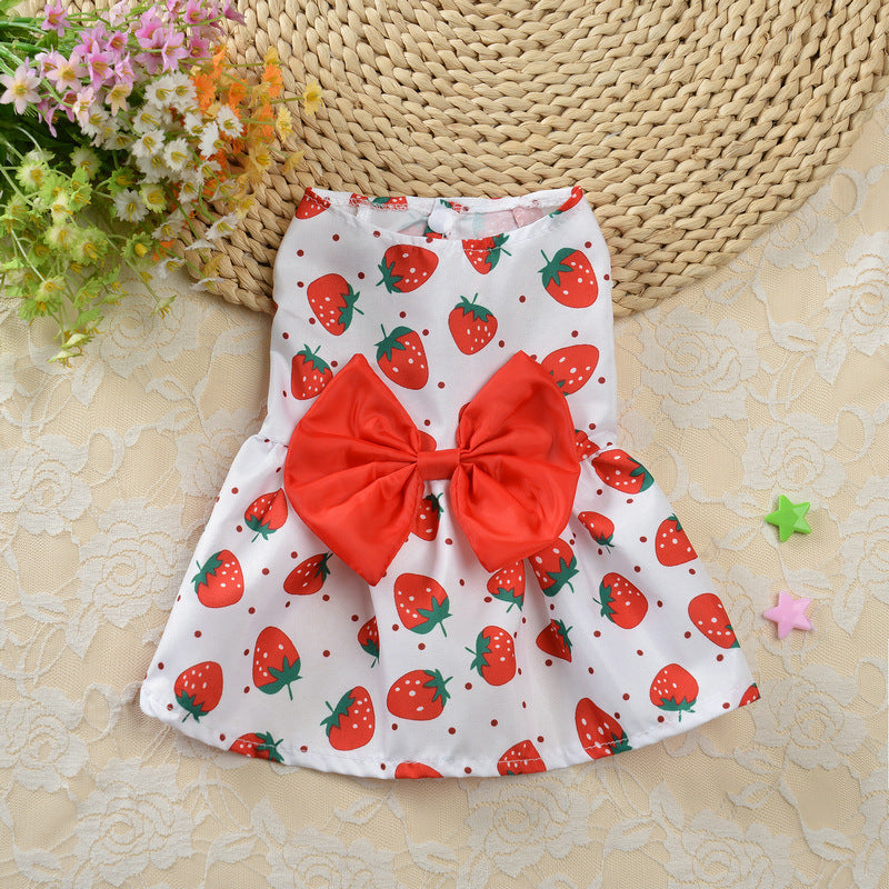 Small Pet Princess Skirt for Spring & Summer Dress-Up
