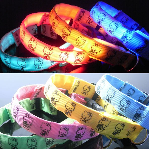 LED Dog Collar for Small Dogs Nighttime Visibility