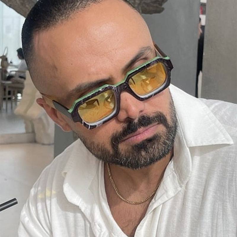 Square Frame Sunglasses for Modern Unisex Street Style