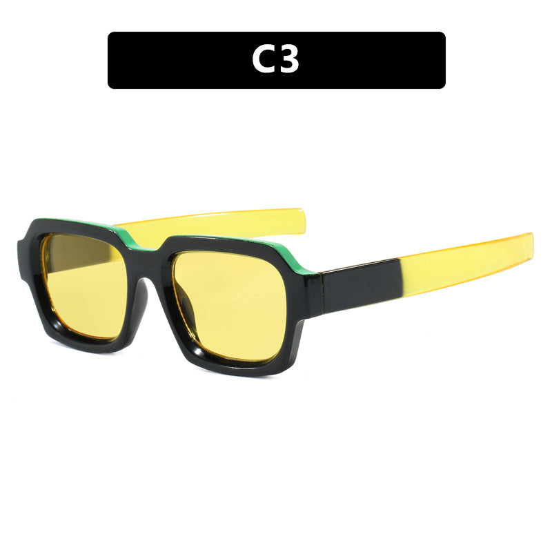 Square Frame Sunglasses for Modern Unisex Street Style
