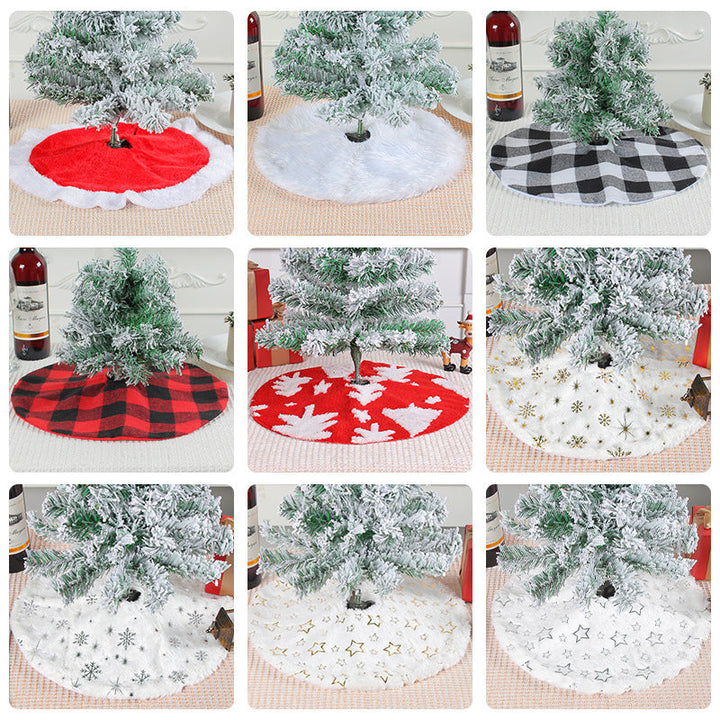 Mini Christmas Tree Skirt for Festive Tabletop Decor