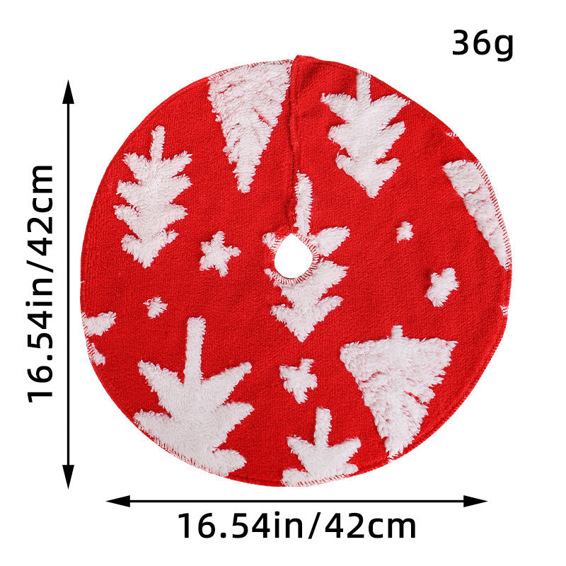 Mini Christmas Tree Skirt for Festive Tabletop Decor