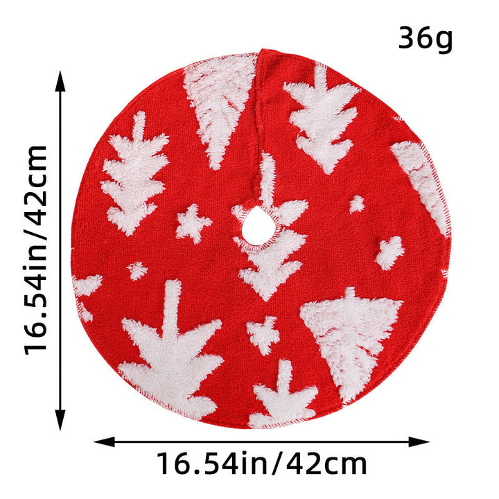 Mini Christmas Tree Skirt for Festive Tabletop Decor
