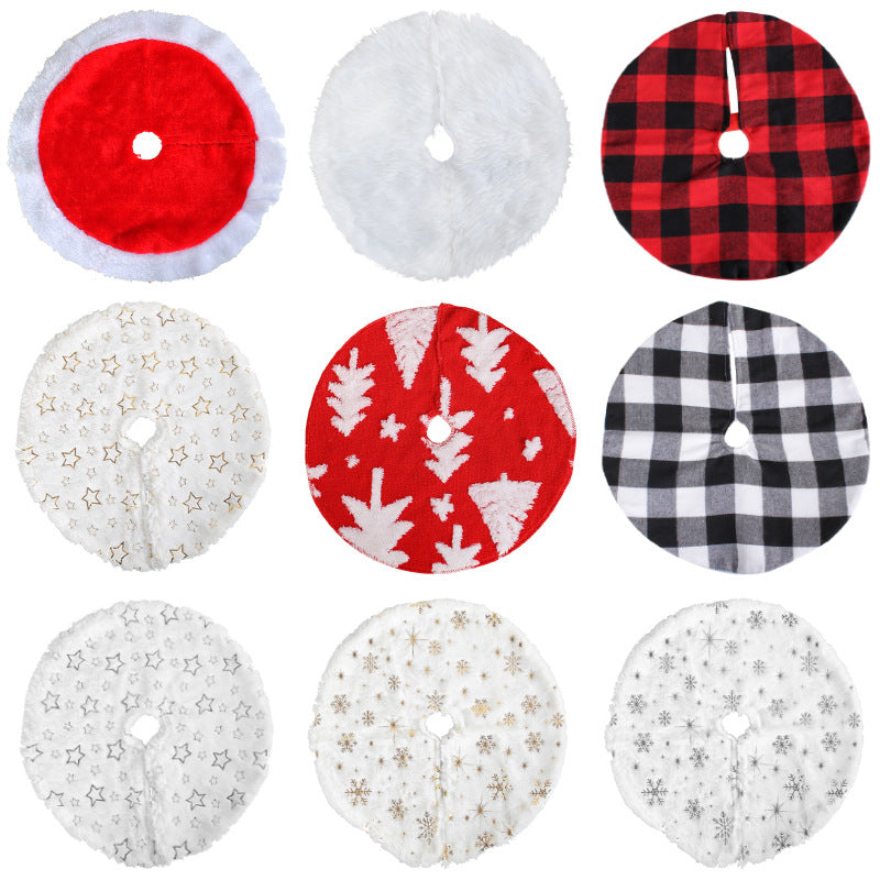 Mini Christmas Tree Skirt for Festive Tabletop Decor