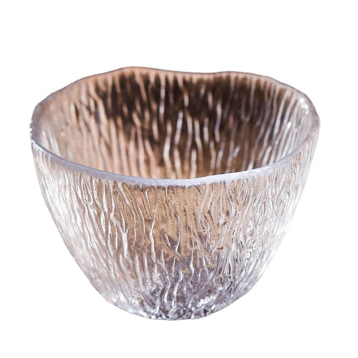 Hammered Heat-Resistant Glass Tea Tasting Cup, 60ml