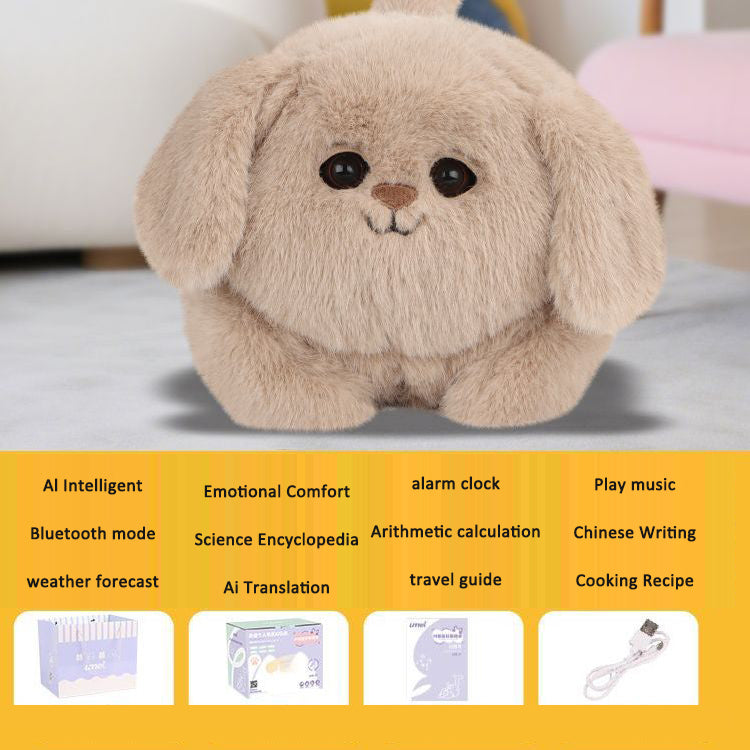 Interactive AI Labrador Plush Toy for Bedtime Comfort