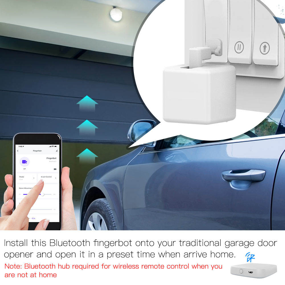 Smart Bluetooth Fingerbot: Press Any Switch From Your Phone