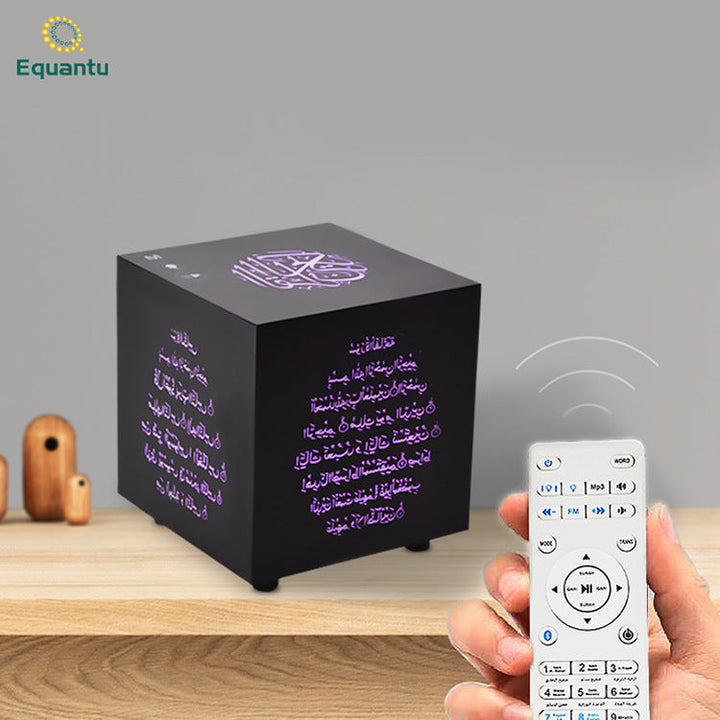 Glowing Cube Bluetooth Speaker Night Light with Remote