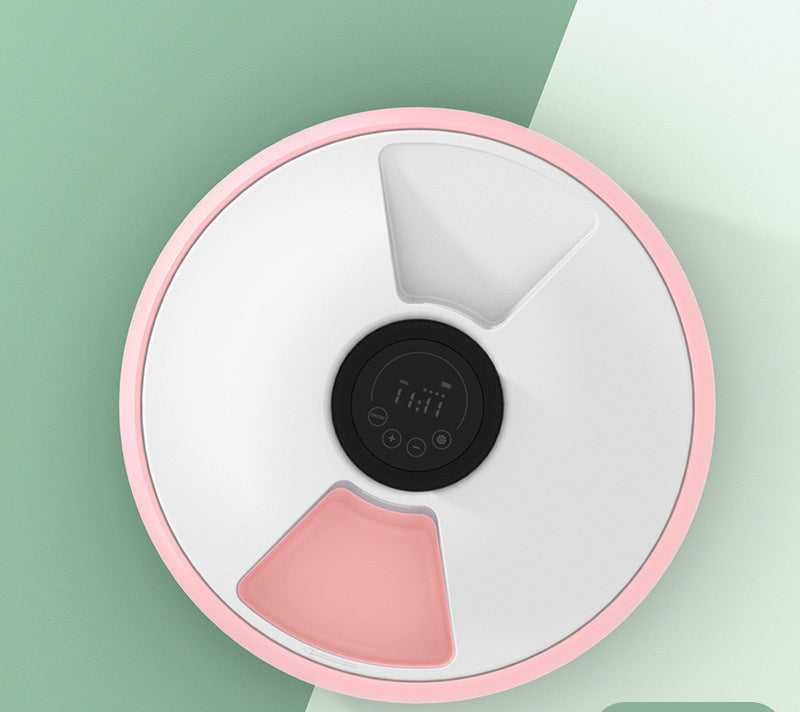 Automatic Pet Feeder: Six Scheduled Meals Every Day