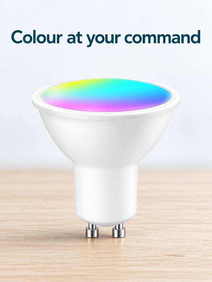 Smart GU10 Spotlight Bulb with App & Voice Colour Control