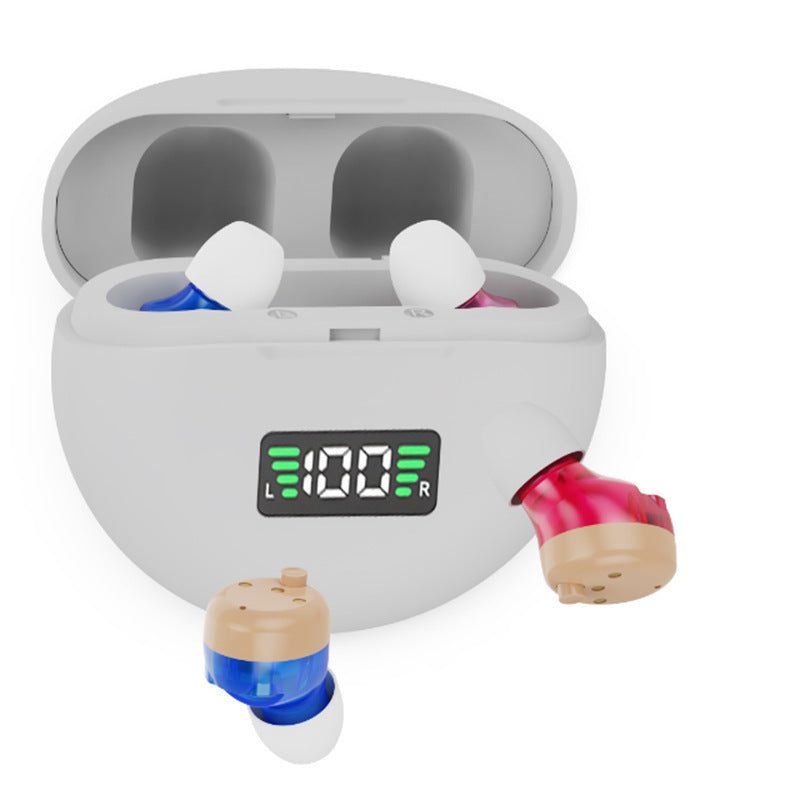 Discreet In-Ear Listening Aid with 25-Hour Battery