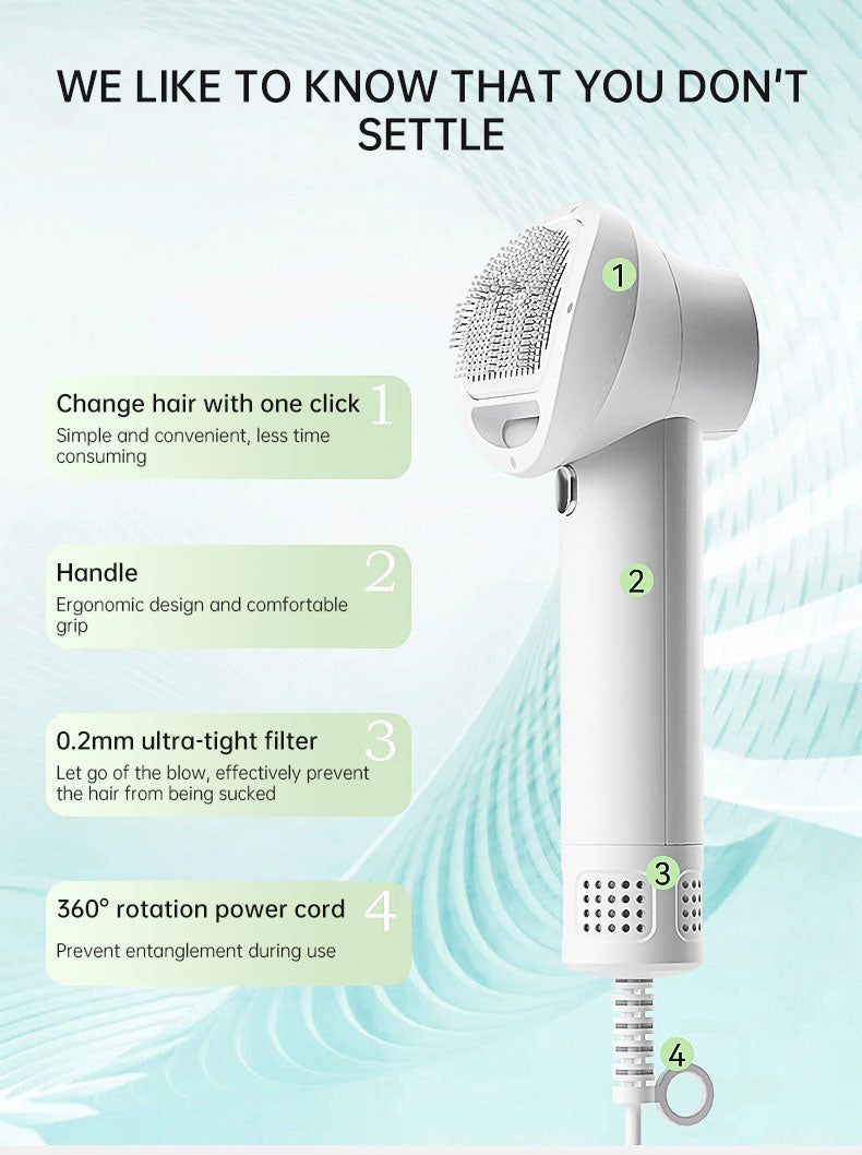 Smart Pet Hair Dryer Brush for Fluffy, Tangle-Free Coats
