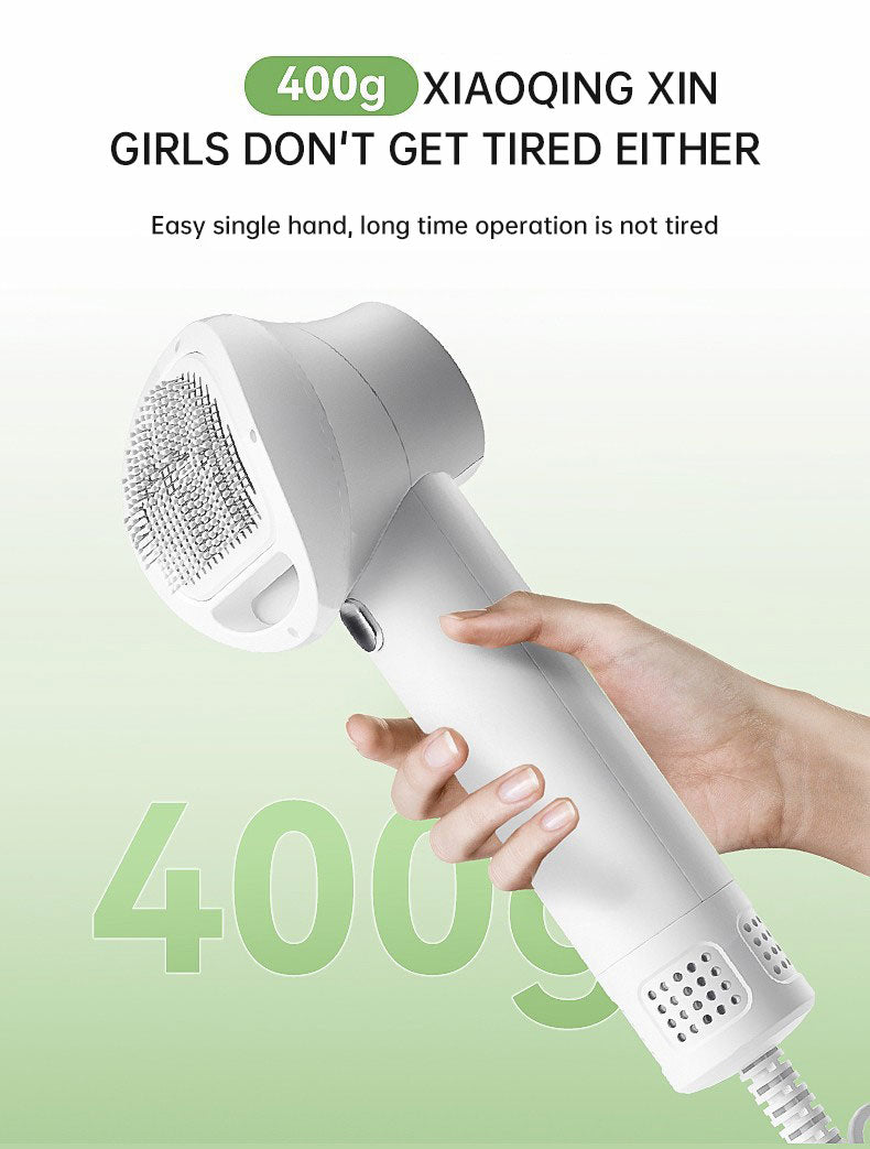 Smart Pet Hair Dryer Brush for Fluffy, Tangle-Free Coats