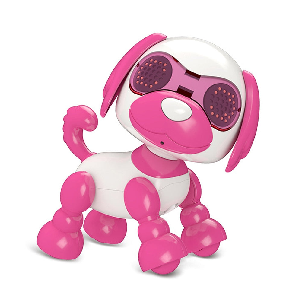 Interactive Robot Dog Toy With Touch-Sensing Games