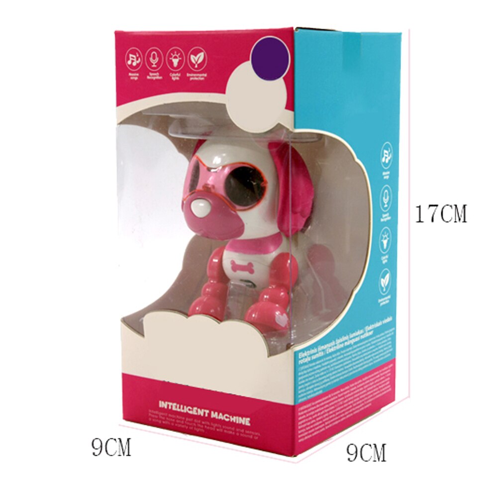Interactive Robot Dog Toy With Touch-Sensing Games