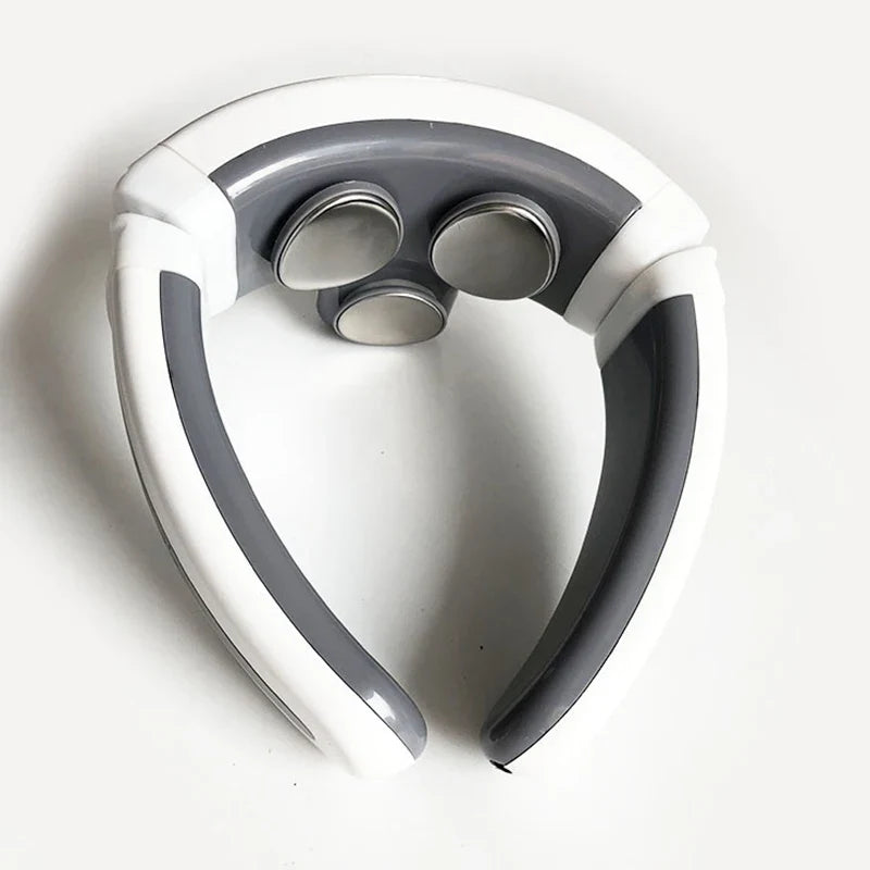Electric Neck Massager with Voice Control and 3 Heads