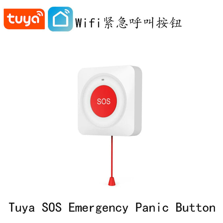 WiFi SOS Emergency Button with Pull Cord for Elderly