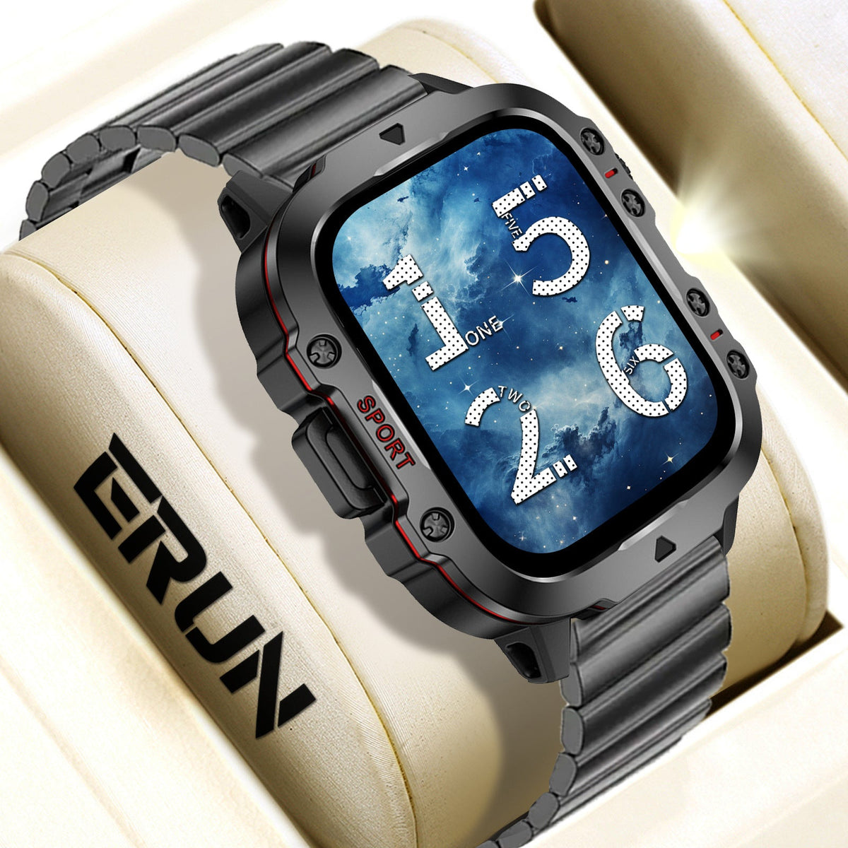 Smartwatch Fitness Tracker for Rugged Daily Tracking