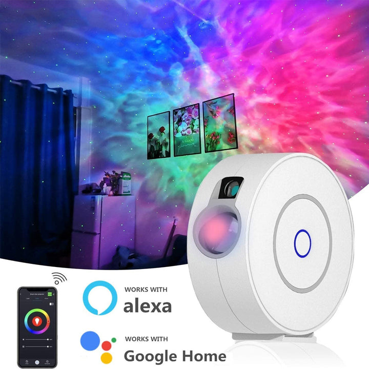 Galaxy Star Projector Light with Alexa & Google Home