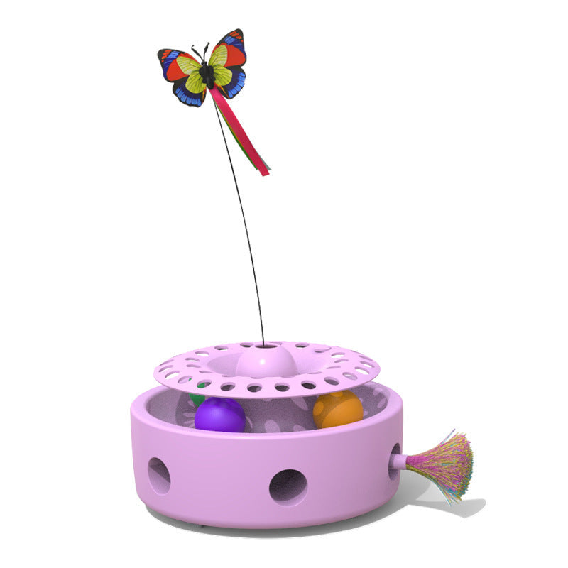 3-in-1 Interactive Cat Toy for Engaging Indoor Play