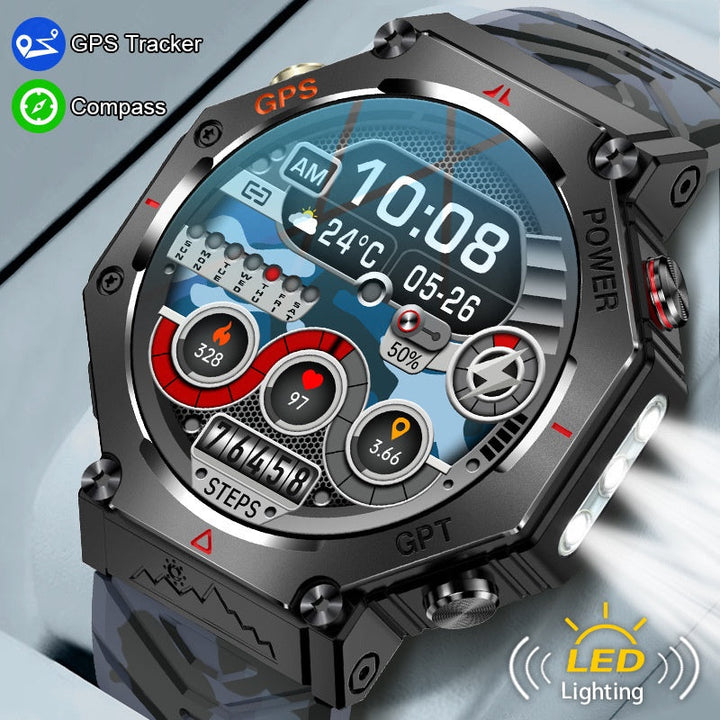 GPS Smartwatch with Fitness Tracking & Wireless Calls