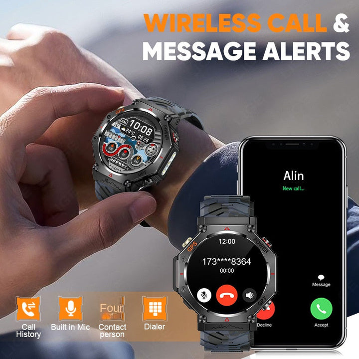GPS Smartwatch with Fitness Tracking & Wireless Calls