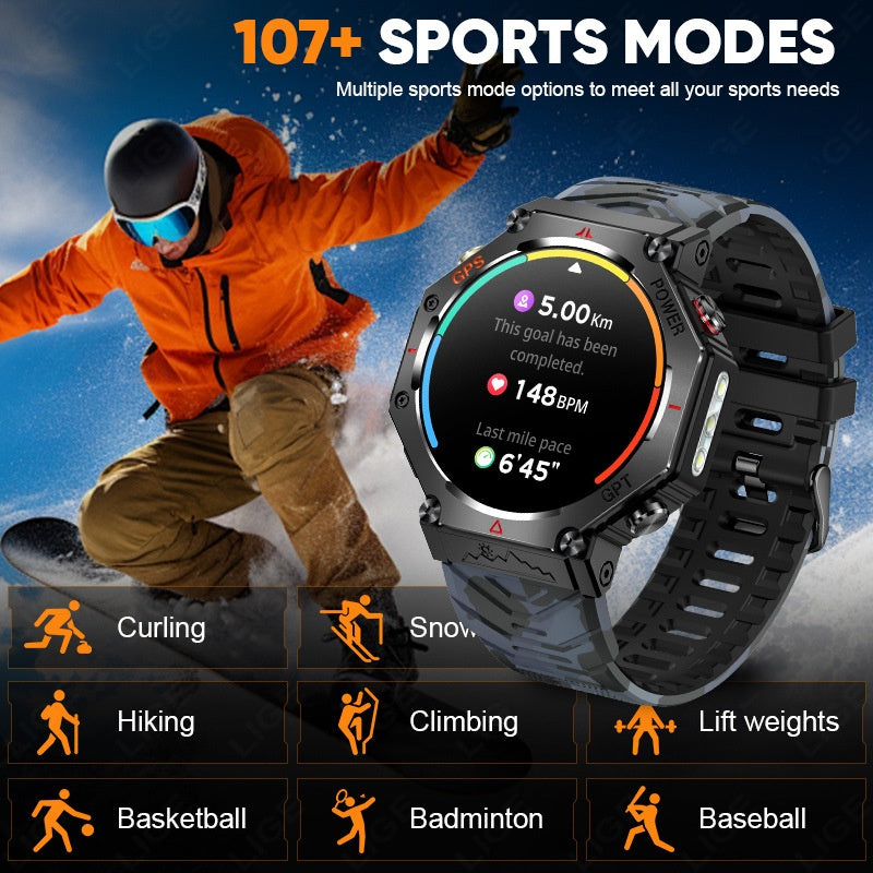 GPS Smartwatch with Fitness Tracking & Wireless Calls