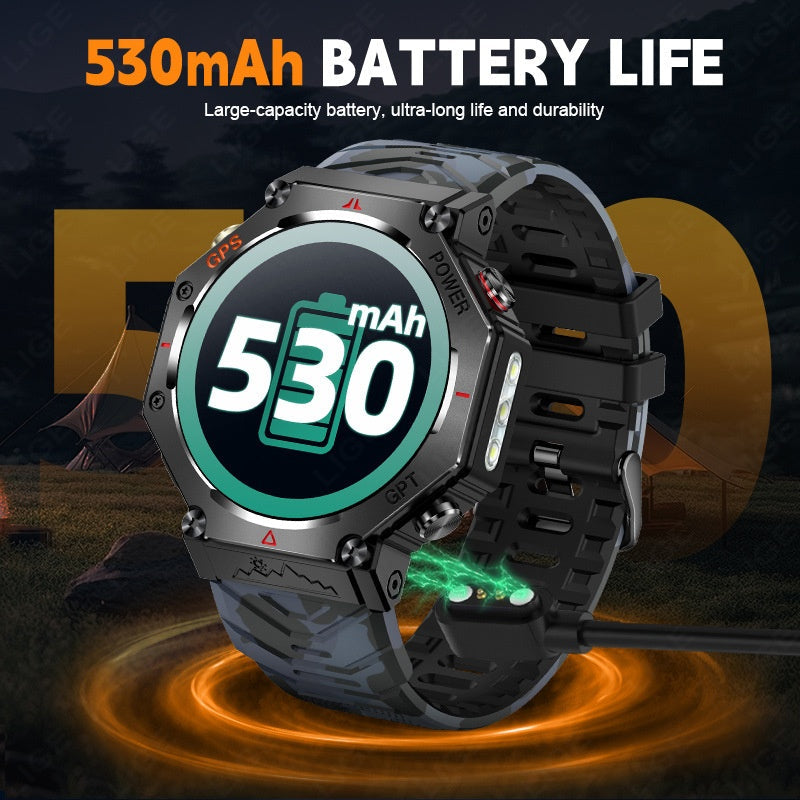 GPS Smartwatch with Fitness Tracking & Wireless Calls