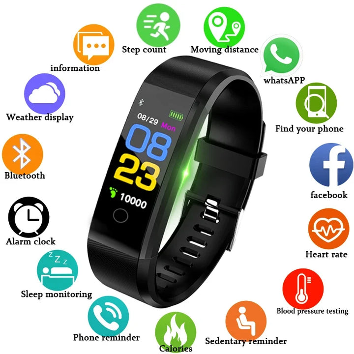 Fitness Tracker Watch with Heart Rate and Sleep Tracking