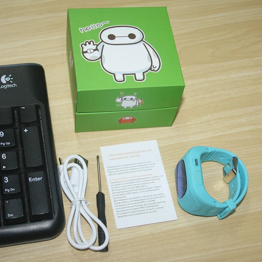 Kids GPS Smartwatch with SOS Button & Location Tracking