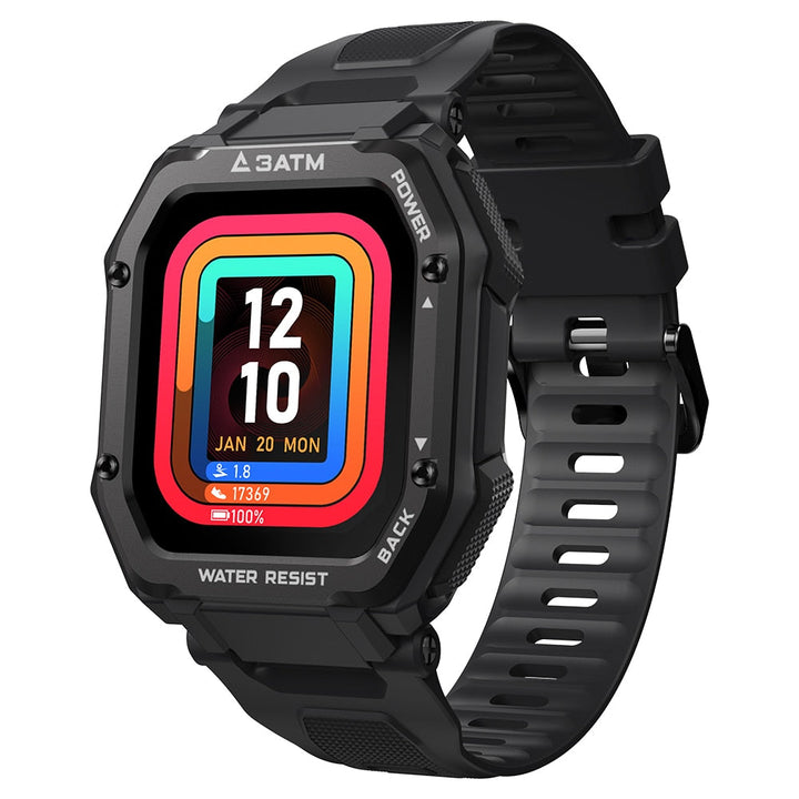 Rugged Smartwatch for Men with Swim-Proof Fitness Tracking