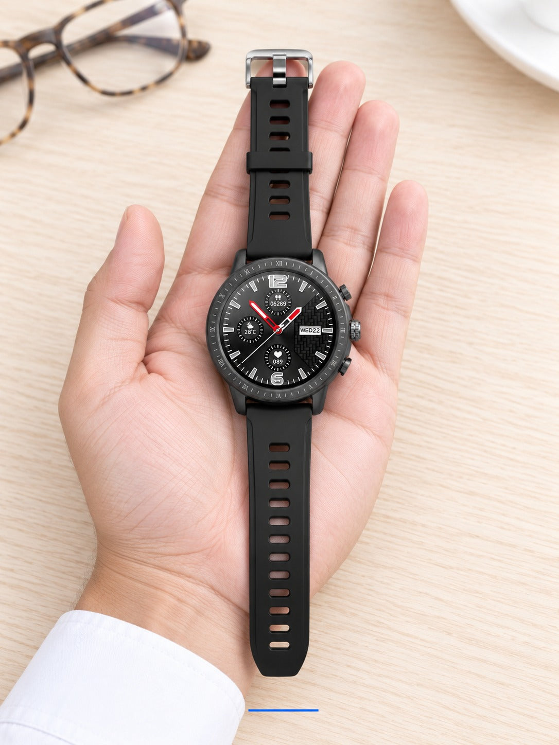 Smartwatch Heart Rate & Sleep Tracker, Waterproof