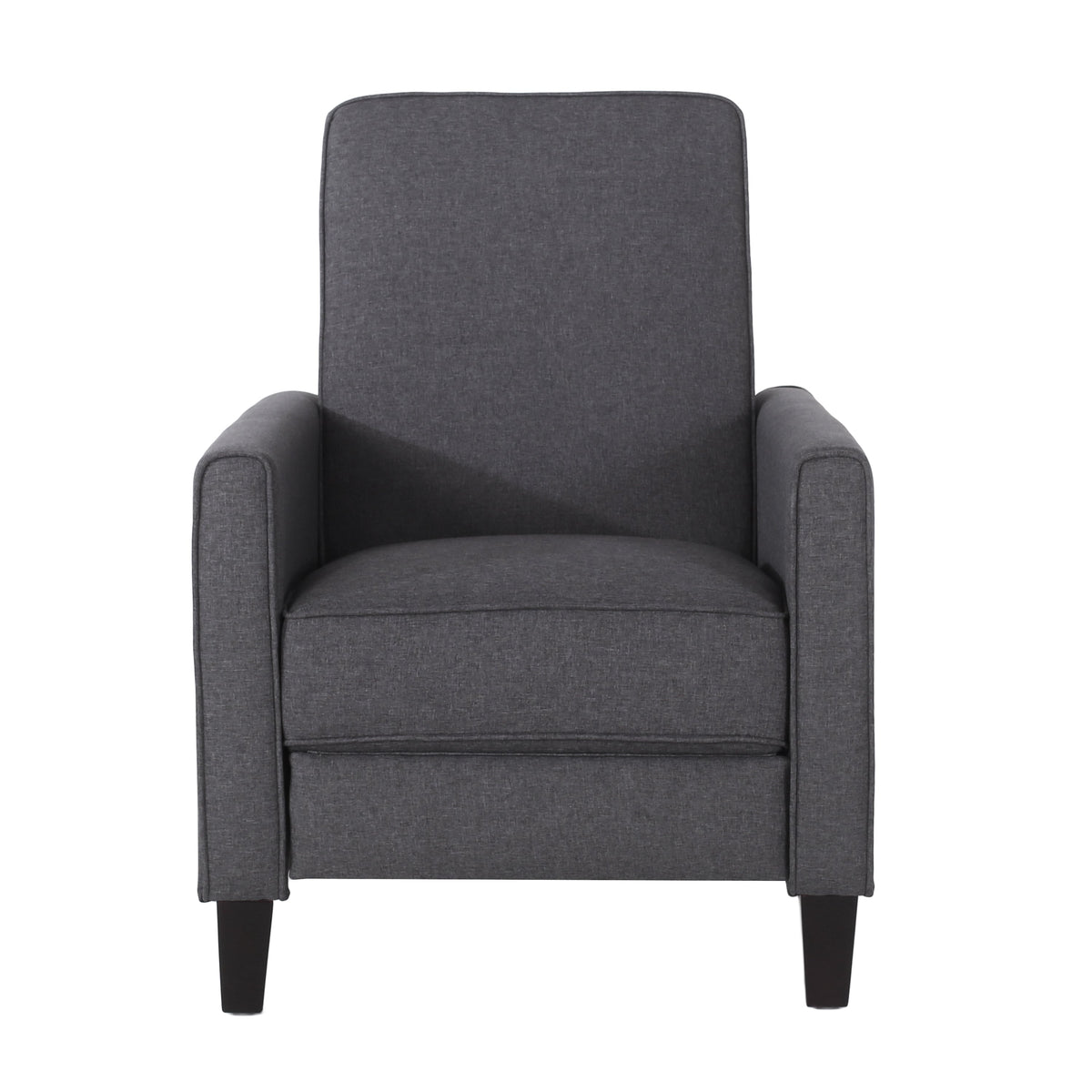 Push Back Recliner Chair for Small Spaces Charcoal