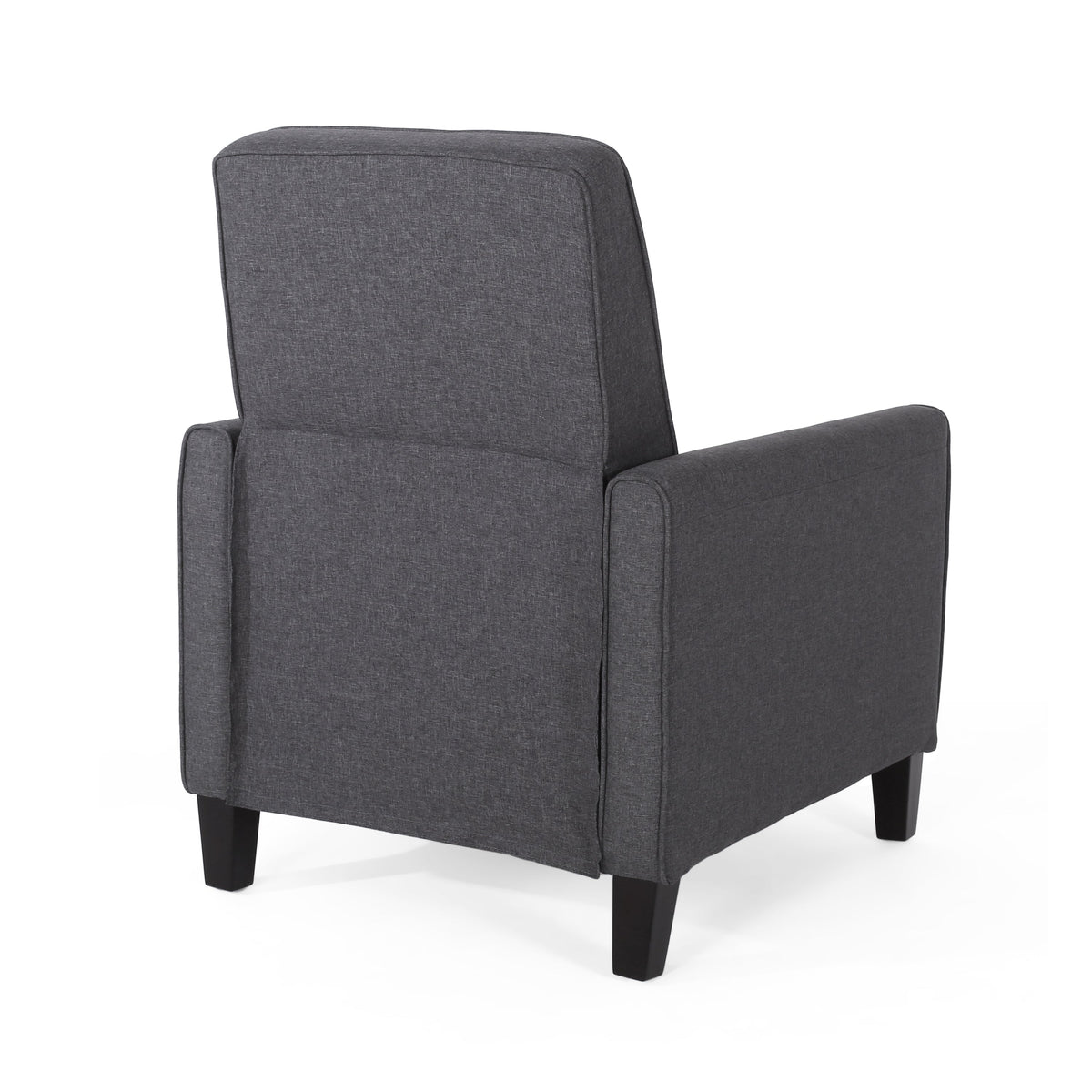 Push Back Recliner Chair for Small Spaces Charcoal