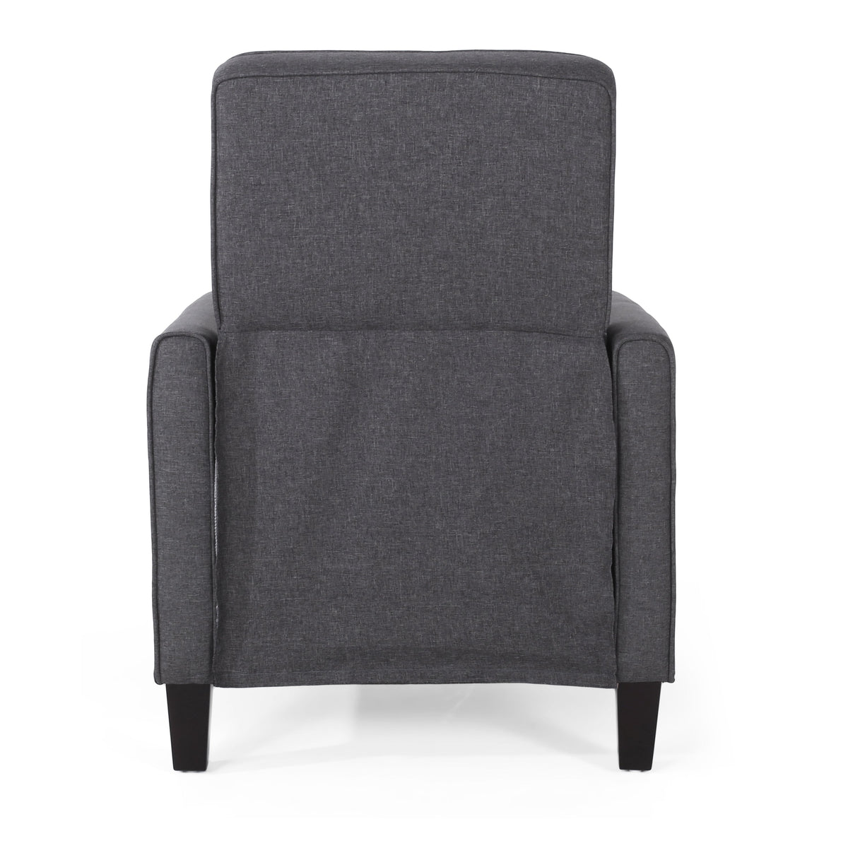 Push Back Recliner Chair for Small Spaces Charcoal
