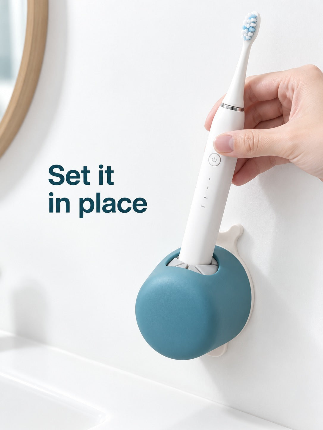 Wall-Mounted Electric Toothbrush Holder, Punch-Free