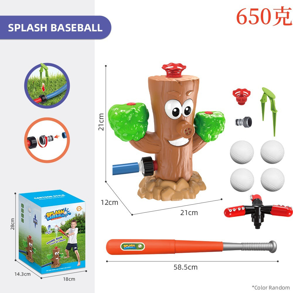 Snail Water Sprinkler Baseball Toy for Summer Fun