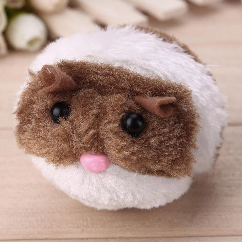 Plush Mouse Cat Toy With Shake Pull Loop, Set of 2