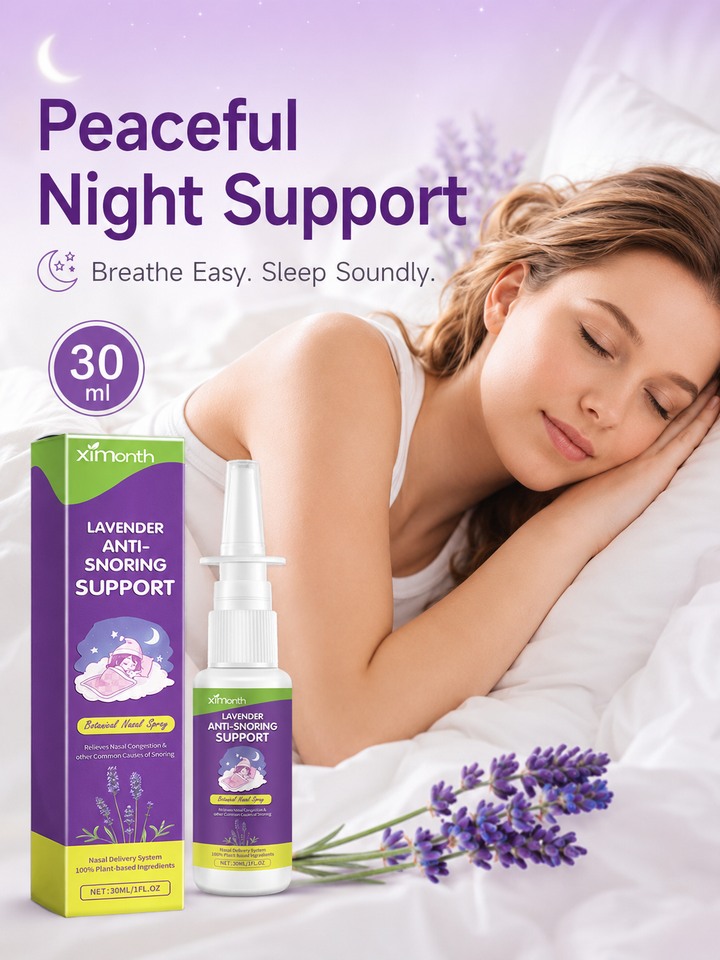 Lavender Anti‑Snoring Nasal Spray — Natural Snore Relief
