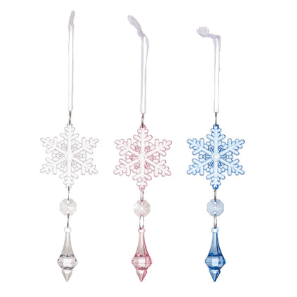 Crystal Pendants: Pink Sapphire & Crystal Heart Necklaces