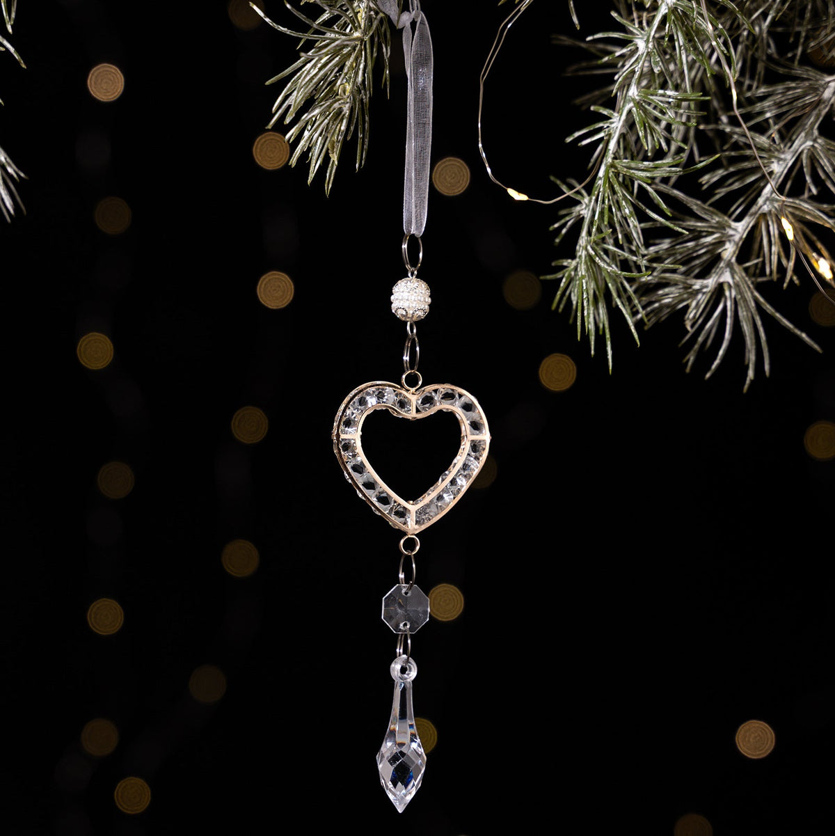 Crystal Christmas Ornaments for Elegant Sparkling Trees