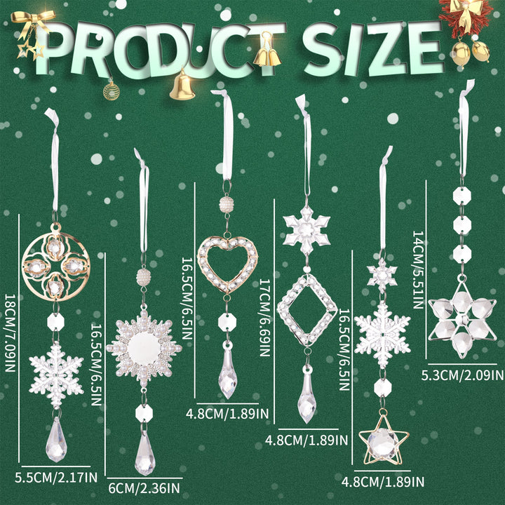 Crystal Christmas Ornaments for Elegant Sparkling Trees