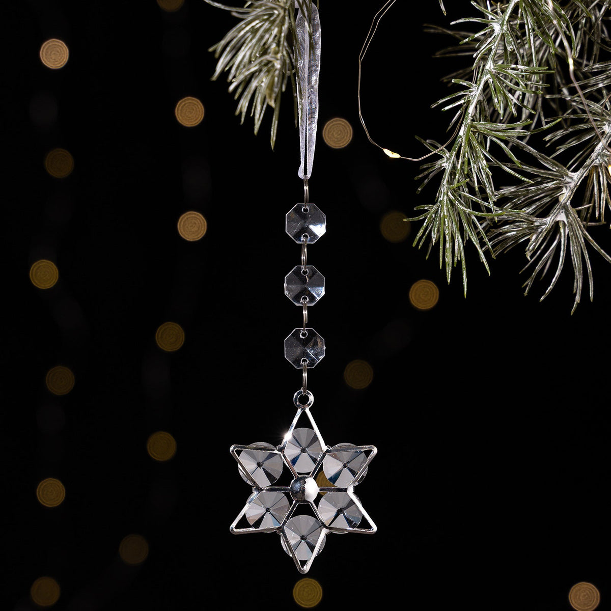 Crystal Christmas Ornaments for Elegant Sparkling Trees