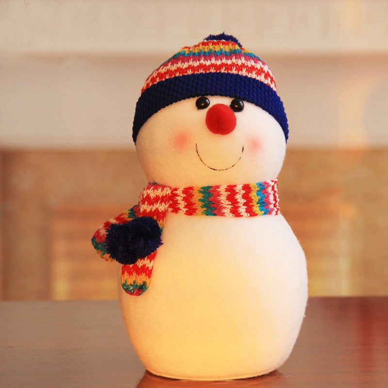 Plush Snowman Christmas Ornament for Cozy Holiday Cheer