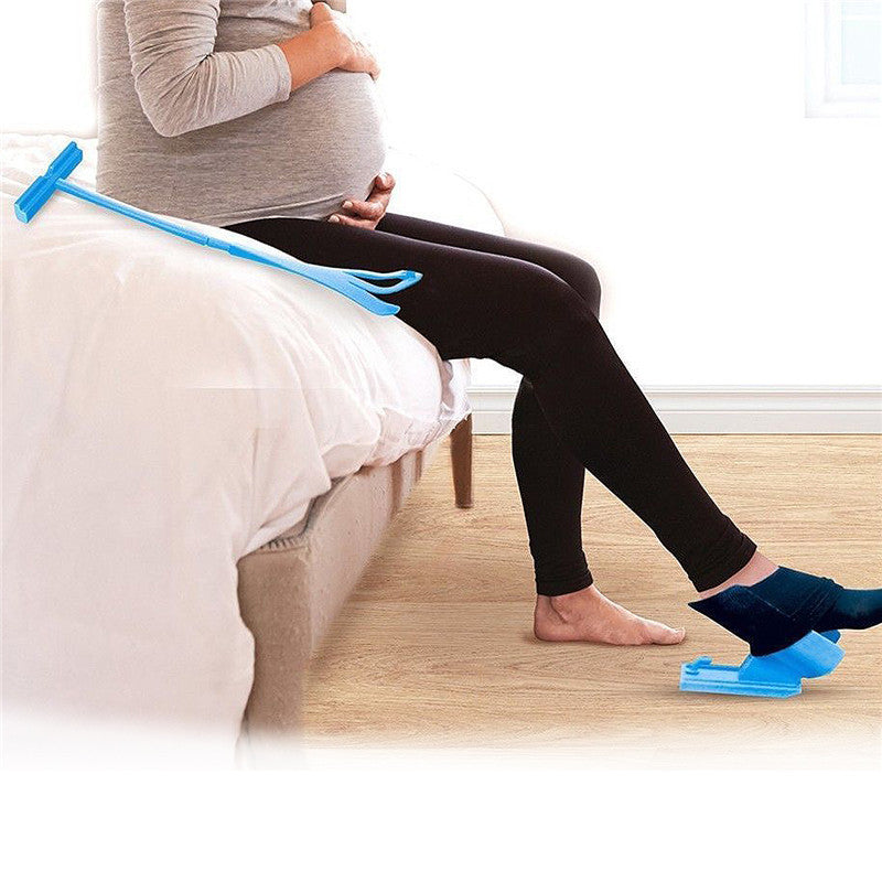 Sock Wearing Aid for Easier, Bending-Free Dressing