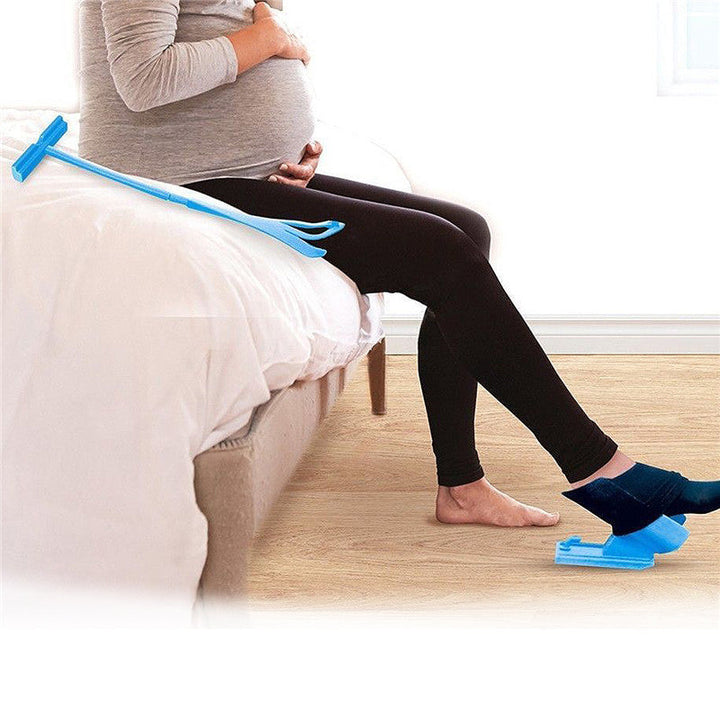 Sock Wearing Aid for Easier, Bending-Free Dressing