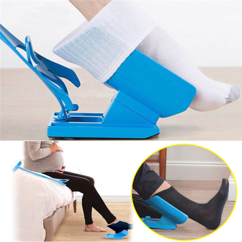 Sock Wearing Aid for Easier, Bending-Free Dressing