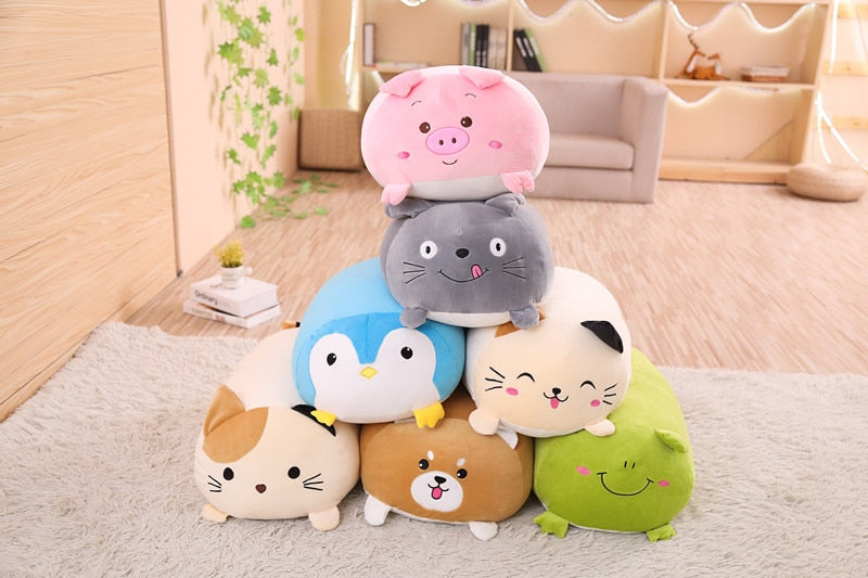 Animal Plush Pillow Cushion for Cozy Cuddles & Decor