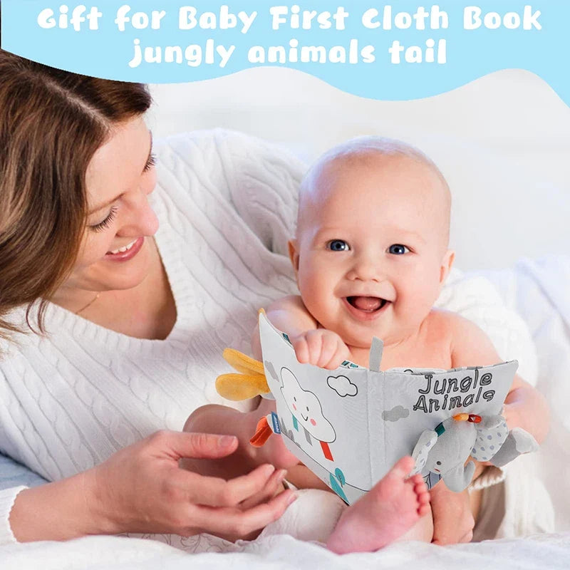 Soft Baby Cloth Book for High-Contrast Sensory Play