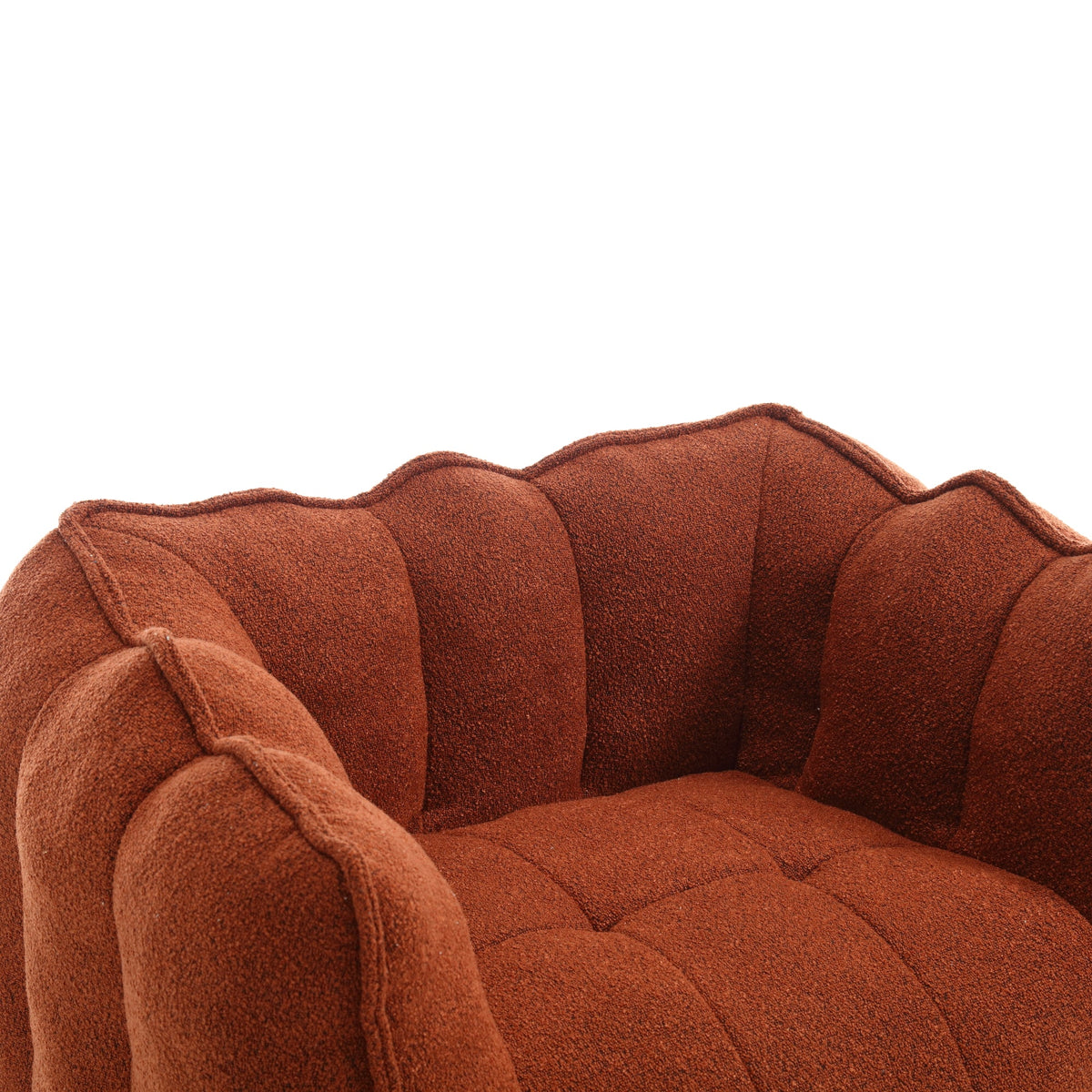 Bean Bag Chair with Footstool for Cozy Living Rooms